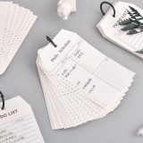 Office school  writing notes pad ring schedule  agenda planner Loose-leaf memo pad stationery