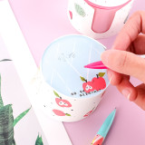 Creative cute kawaii cartoon school student cup shape paper bricks sticky notes memo pad stationery supplies customize 400sheets