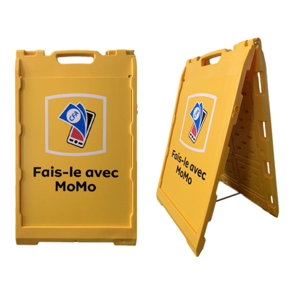 Double Side Outdoor Plastic A Frame Pavement Sidewalk Signs  Advertising Board
