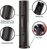 Black Electric Rechargeable Automatic Corkscrew Wine Bottle Opener Gift Set