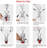 Hot Selling Zinc Alloy Multifunctional Wine Beer Bottle Opener Wine Corkscrew Wing Corkscrew Opener