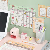 Student plan form memo pad cute and simple torn card hand account notes graffiti coloring week plan memo pad