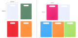 Plastic Cutting Board Meat Cutting Board Vegetable Chopping Board For Kitchen