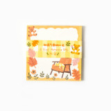 Cute kawaii Japanese fresh plaid and Mr. Xiong seri memo pad note pad set customize  stationery can tear 30 sheets