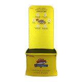 factory wholesale portable small mobile counter  backwall display rack