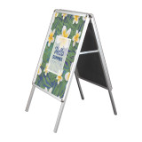 hot sale A shape fold outdoor led curtain double sided displays board poster stand