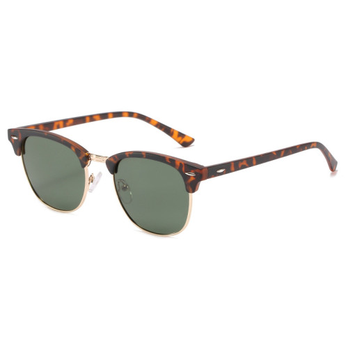 Superhot Eyewear 14661 Polarized Sunglasses for Men and Women Semi-Rimless Frame Driving Sun glasses UV400 Blocking