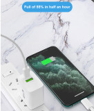 US EU UK AU Plug Type C USB C Charger Fast Quick Phone Wall PD 20W Charger for iPhone X Xr 11 12 Pro Max