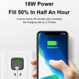 VINA Universal Portable Quick Charger Mini USB Type-c PD 18W Wall Charger