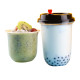Food Grade 500ml PP Mousse Pudding Ice Cream Cups Disposable Plastic PET ice cream Holder Clear Supplies with lid