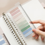 creative colorful sticky PET memo pad cute index label notes pad mug for loose-leaf notebooks stationery 1pack