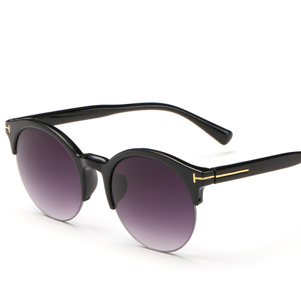 Classic Fashion Men And Women Brand Designer Half-lens Sunglasses 127901