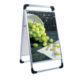 Expomax Portable Board Poster Stand Up Advertising Portable Aluminum Board Frame Poster Stand For Display