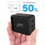 CB KC PSE CE ROSH Certified 65W Quick Charger GaN Super Mini USB Type-c PD Wall Charger