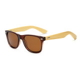 Superhot Eyewear 70107 Custom Logo Brand Polarized Square Bamboo Sunglasses