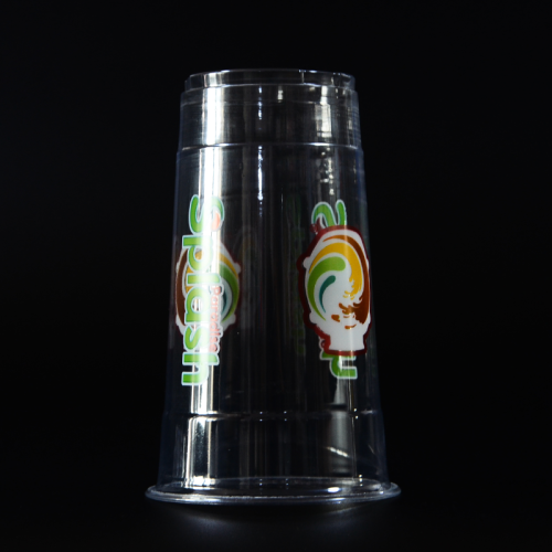 16oz Disposable Clear Cup For Milk Tea Juice Custom Plastic Cups 500ml