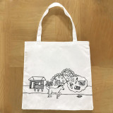 Custom Design Cotton Canvas Durable Recycled Shopping Tote Bag