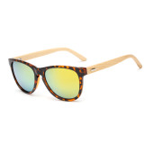 150307 Superhot 2018 Men Women Sunglass Fashion Wooden Sun glasses Custom Logo Bamboo Sunglasses
