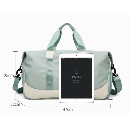 New Design Wholesale Fashion Colorful Custom Logo Printed Large Ladies Leather Duffle Travel Bag