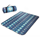 National Style Pattern Portable Outdoor Picnic Mat Damp Proof Custom Design Camping Waterproof Picnic Blanket Cloth