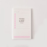 Creative Cartoon simple and fresh pp frosted notes can be torn and portable school student memo pad