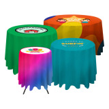 hot sale printing heat resistant cloth coral round  fabric table cover