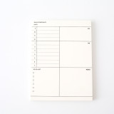 school sticky writing notes Simple business schedule plannote memo
