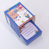 Natural scenery  memo pad can be torn N times stickers cute creative notes this student message memo pad