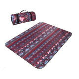 National Style Pattern Portable Outdoor Picnic Mat Damp Proof Custom Design Camping Waterproof Picnic Blanket Cloth