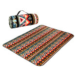 National Style Pattern Portable Outdoor Picnic Mat Damp Proof Custom Design Camping Waterproof Picnic Blanket Cloth