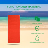 2021 New Oversize Sand Free Beach Mat Waterproof Sandproof Camping Foldable polyester inflate picnic beach mat