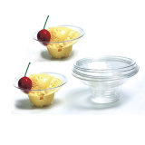 small promotional clear plastic cup for ice cream dessert salad yogurt container