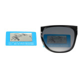 Superhot Eyewear 70107 Custom Logo Brand Polarized Square Bamboo Sunglasses