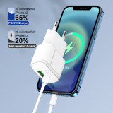 New Arrival 2 Ports Quick Charge 3.0 USB C Charger PD 30W Mobile Phone Charger Adapter