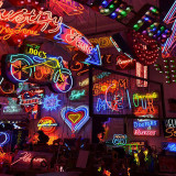 Electronic Unbreakable Waterproof Rgb Led Neon Sign Gold Letters Wedding Backdrop Acrylic Sign For Home Decoration