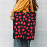 Texupday Custom Printed Colorful Recycle Plain Organic Cotton Canvas Tote Shopping Bag With Logo