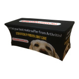 top selling custom 6ft stretch cover sale throw trade show table cloth