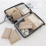 7 in 1 travel organizer bag set lightweight Travel Luggage Organizer Bags 7 pcs Packing Cubes Travel bag Set