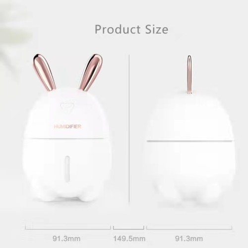 New product cute rabbit USB mini High-end Ultrasonic Humidifier Good Gift Decoration for Home, Office, Spa