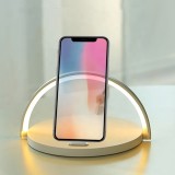 10W Fast Wood Multi Table Qi Led Light Lamp Mobile Holder Wireless Phone Chargers