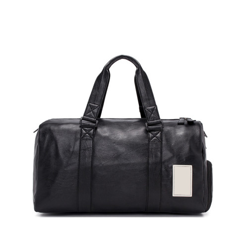 china online shopping best travel accessories PU leather travel bag for men Metal fittings travel duffel bag
