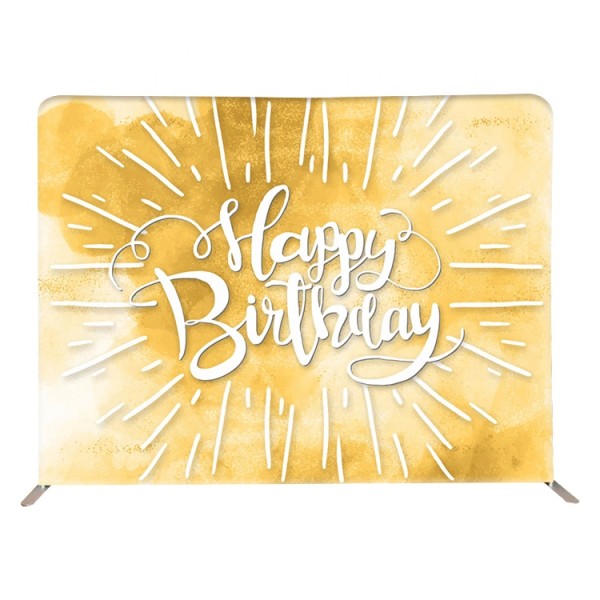Fashion trade show display equipment tension fabric pillow case backdrop