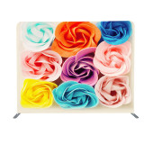 Custom size tension fabric Exhibition booth backdrop standee for photo booth