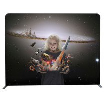 2021 Expomax fold tension fabric display and  backwall display large advertising backdrop for expo trade show