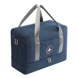 Waterproof Travel Hanging Wash Sport Gym Bag with Dry & Wet Separation