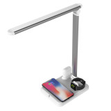 New Design 4 in 1 LED Desk Lamp Fast 3 in 1 Wireless Charger 10W Wireless Charging Station For Mobile Phone