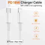MFI Certified Original C94 For Apple iPhone Cable mfi lighting USB Fast Charging Cable for Apple MFi cable 1m C to Lighting Cabo