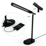 Eye-protection Table Lamp LED with 15W Fast Wireless Phone Charger 5 Mode Brightness Bedside Night Lights
