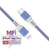 Good quality aluminum alloy high speed PD 18W C94 Type-C To Lighting Ladekabel USB C 8 Pin cabo For iPhone 12 MFi USB C charger