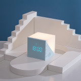 voice control with alarm colok night lamp smart desk lamp night light with temperature display